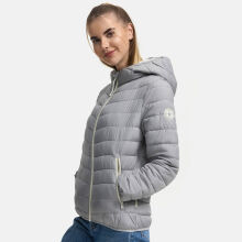 Marikoo Pack Mich Ein Damen Stepp Jacke Grau-Größe 3XL - Gr. 46