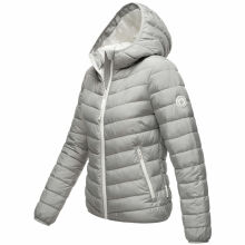 Marikoo Pack Mich Ein Damen Stepp Jacke Grau-Größe 3XL - Gr. 46