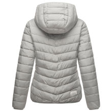 Marikoo Pack Mich Ein Damen Stepp Jacke Grau-Größe 3XL - Gr. 46