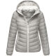 Marikoo Pack Mich Ein Damen Stepp Jacke Grau-Größe 3XL - Gr. 46