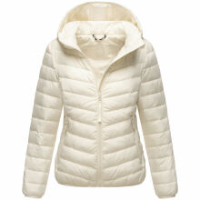 Marikoo Pack Mich Ein Damen Stepp Jacke Offwhite-Gr&ouml;&szlig;e S - Gr. 36