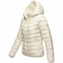 Marikoo Pack Mich Ein Damen Stepp Jacke Offwhite-Gr&ouml;&szlig;e XL - Gr. 42