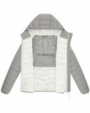 Marikoo Pack Mich Ein Damen Stepp Jacke Offwhite-Gr&ouml;&szlig;e XXL - Gr. 44