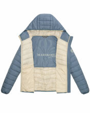 Marikoo Pack Mich Ein Damen Stepp Jacke Powder Blue-Größe M - Gr. 38
