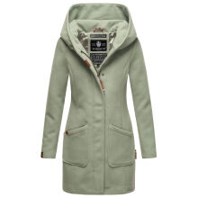 Marikoo Maikoo Damen Trenchcoat Wintermantel Smoky Mint Größe XXXXXL - Gr. 50