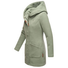 Marikoo Maikoo Damen Trenchcoat Wintermantel Smoky Mint Größe XXXXXL - Gr. 50