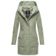 Marikoo Maikoo Damen Trenchcoat Wintermantel Smoky Mint Größe XXXXXL - Gr. 50