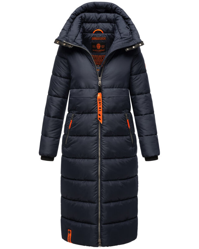 Navahoo Kristallblume Damen Winter Steppjacke Navy-Größe XXXL - Gr. 46