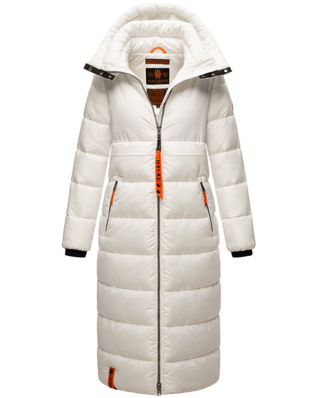 Navahoo Kristallblume Damen Winter Steppjacke Offwhite