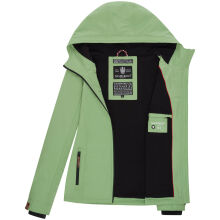 Marikoo Brombeere Damen Übergansjacke Frühlings Jacke Grün-Größe XXXL - Gr. 46