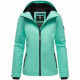 Marikoo Brombeere Damen Übergansjacke Frühlings Jacke Aqua Green-Größe S - Gr. 36
