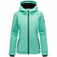Marikoo Brombeere Damen Übergansjacke Frühlings Jacke Aqua Green-Größe L - Gr. 40