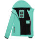 Marikoo Brombeere Damen Übergangsjacke Frühlings Jacke Aqua Green-Größe XXL - Gr. 44