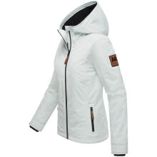 Marikoo Brombeere Damen &Uuml;bergangsjacke Fr&uuml;hlings Jacke Iceblue-Gr&ouml;&szlig;e L - Gr. 40
