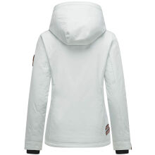 Marikoo Brombeere Damen &Uuml;bergangsjacke Fr&uuml;hlings Jacke Iceblue-Gr&ouml;&szlig;e L - Gr. 40