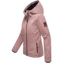 Marikoo Brombeere Damen &Uuml;bergangsjacke Fr&uuml;hlings Jacke Mauve-Gr&ouml;&szlig;e XL - Gr. 42