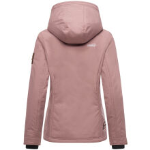Marikoo Brombeere Damen &Uuml;bergangsjacke Fr&uuml;hlings Jacke Mauve-Gr&ouml;&szlig;e XL - Gr. 42