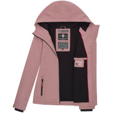 Marikoo Brombeere Damen &Uuml;bergangsjacke Fr&uuml;hlings Jacke Mauve-Gr&ouml;&szlig;e XL - Gr. 42