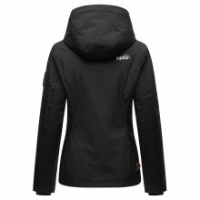 Marikoo Brombeere Damen Übergansjacke Frühlings Jacke Schwarz-Größe XXXXXXL - Gr. 52