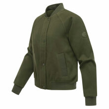 Marikoo Zunaa kurze Damen Jacke Dark Olive-Größe S - Gr. 36