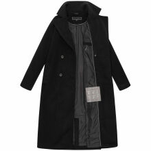 Navahoo Sternlein Damen Mantel Schwarz-Größe XXXL - Gr. 46