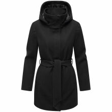 Marikoo Katalinaa Damen Mantel Schwarz-Größe XS - Gr. 34