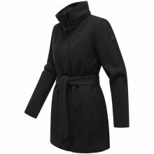 Marikoo Katalinaa Damen Mantel Schwarz-Größe XS - Gr. 34