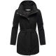 Marikoo Katalinaa Damen Mantel Schwarz-Größe XS - Gr. 34