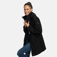 Marikoo Katalinaa Damen Mantel Schwarz-Größe XXL - Gr. 44