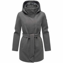 Marikoo Katalinaa Damen Mantel Anthrazit-Größe L - Gr. 40