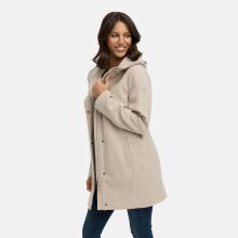 Marikoo Katalinaa Damen Mantel Bone-Größe 3XL - Gr. 46