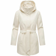 Marikoo Katalinaa Damen Mantel Offwhite-Größe M - Gr. 38