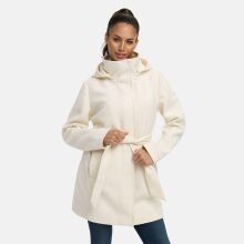 Marikoo Katalinaa Damen Mantel Offwhite-Größe M - Gr. 38