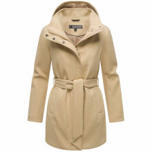 Marikoo Katalinaa Damen Mantel Beige-Größe M - Gr. 38