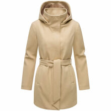 Marikoo Katalinaa Damen Mantel Beige-Größe M - Gr. 38