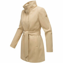 Marikoo Katalinaa Damen Mantel Beige-Größe M - Gr. 38