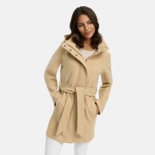 Marikoo Katalinaa Damen Mantel Beige-Größe M - Gr. 38