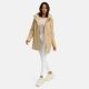 Marikoo Katalinaa Damen Mantel Beige-Größe M - Gr. 38