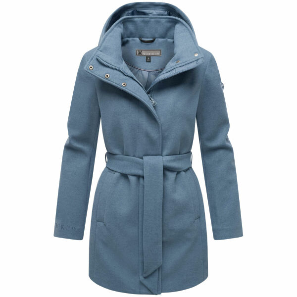Marikoo Katalinaa Damen Mantel Dusty Blue-Größe XL - Gr. 42