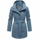 Marikoo Katalinaa Damen Mantel Dusty Blue-Größe XL - Gr. 42