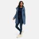 Marikoo Katalinaa Damen Mantel Dusty Blue-Größe XL - Gr. 42