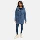 Marikoo Katalinaa Damen Mantel Dusty Blue-Größe XL - Gr. 42