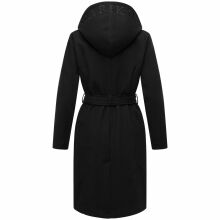 Marikoo Kailii Damen Mantel Schwarz-Größe XXL - Gr. 44