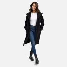 Marikoo Kailii Damen Mantel Schwarz-Größe XXL - Gr. 44