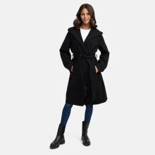 Marikoo Kailii Damen Mantel Schwarz-Größe XXL - Gr. 44