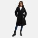 Marikoo Kailii Damen Mantel Schwarz-Größe XXL - Gr. 44