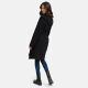 Marikoo Kailii Damen Mantel Schwarz-Größe XXL - Gr. 44