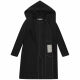 Marikoo Kailii Damen Mantel Schwarz-Größe XXXL - Gr. 46