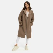 Marikoo Kailii Damen Mantel Dark Taupe-Größe XS - Gr. 34