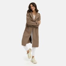 Marikoo Kailii Damen Mantel Dark Taupe-Größe XS - Gr. 34